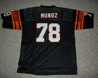 Camiseta de fútbol de ANTHONY MUNOZ Cincinnati, nueva, sin firmar, personalizada, negra, cosida, tallas S, M, L, XL, 2XL, 3XL