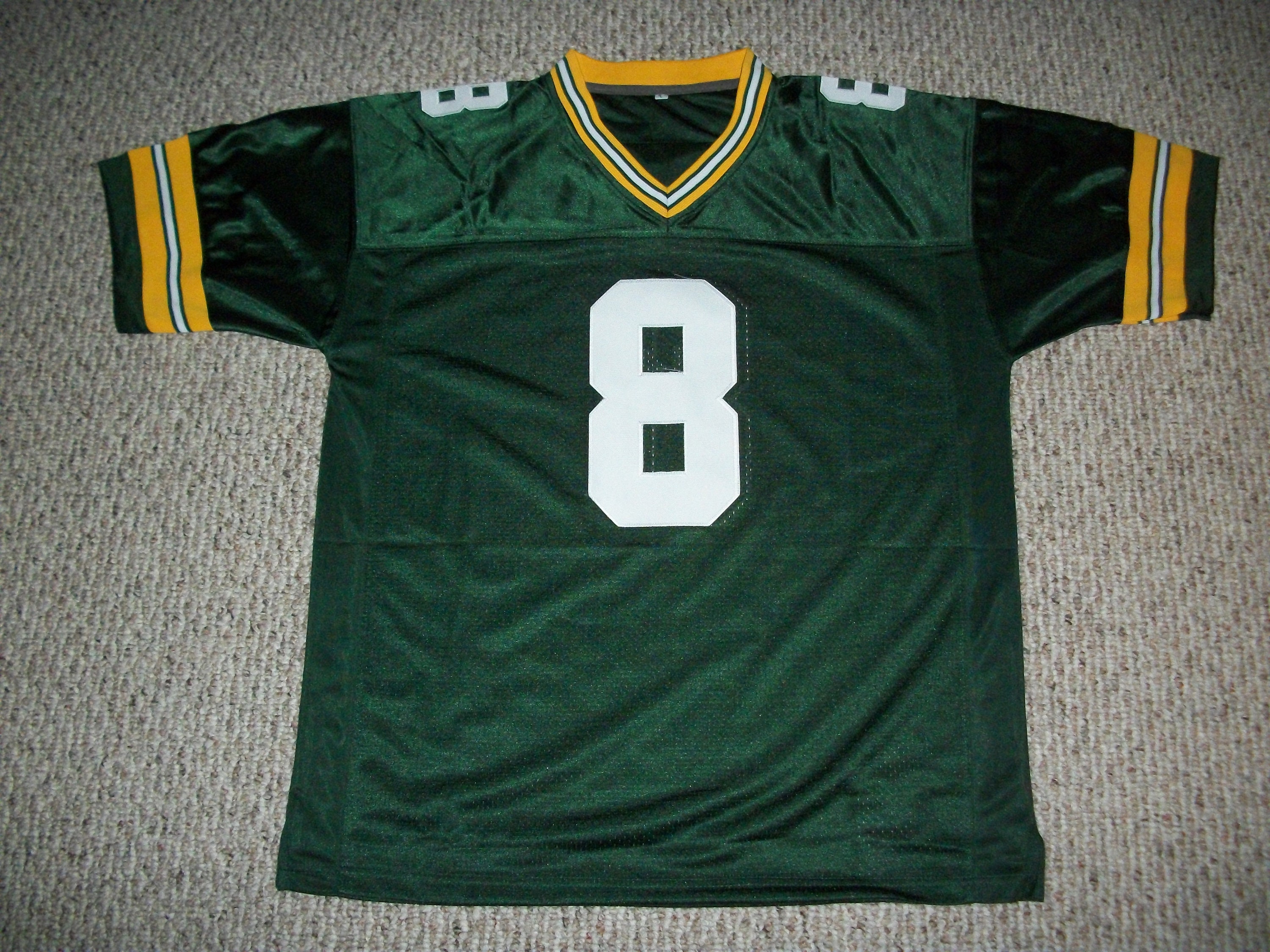 RYAN LONGWELL Green Bay Unsigned Custom Green Sewn New Football
