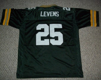 DORSEY LEVENS Green Bay  Unsigned Custom Green Sewn New Football Jersey Size S, M,L,XL,2XL, 3XL