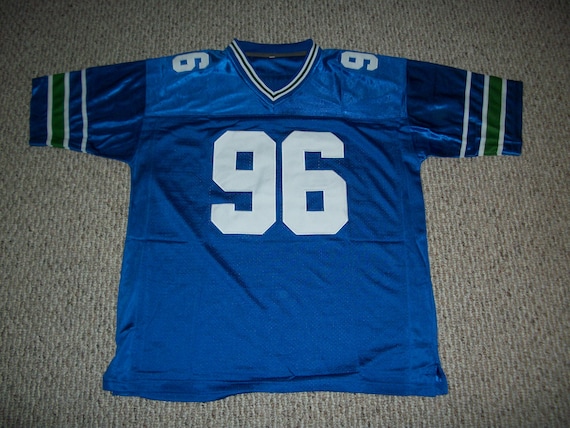 CORTEZ KENNEDY CUSTOM SEATTLE SEAHAWKS THROWBACK JERSEY