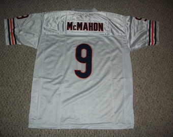 JIM McMAHON Chicago  Unsigned Custom White Sewn New Football Jersey Size S, M,L,XL,3XL