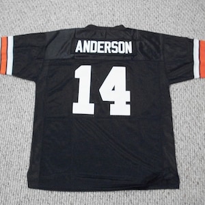 KEN ANDERSON Unsigned Custom Cincinnati Old Style Black Sewn Football Jersey Sizes S-3XL