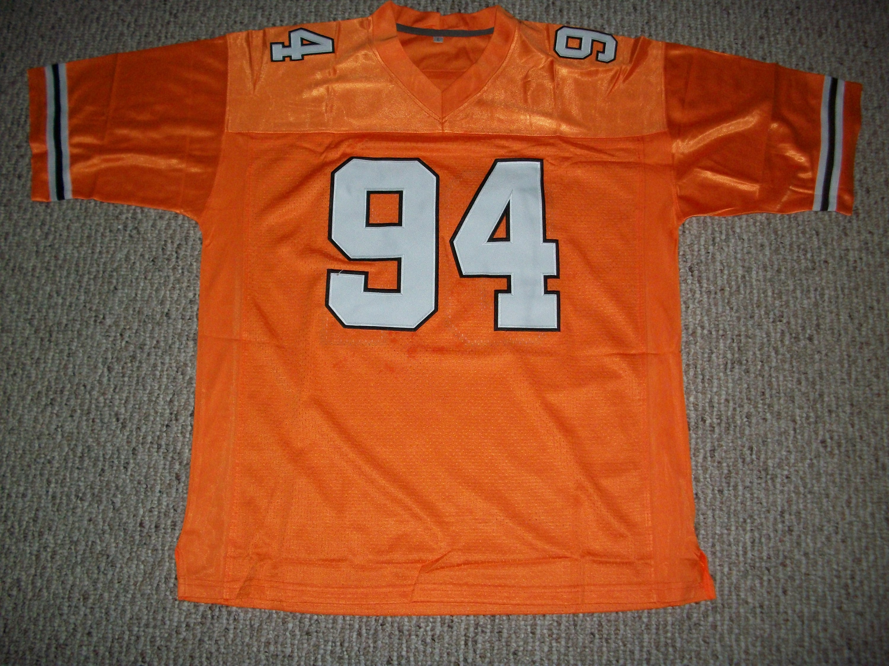 DWAYNE JOHNSON Unsigned Custom College Orange Miami Sewn New