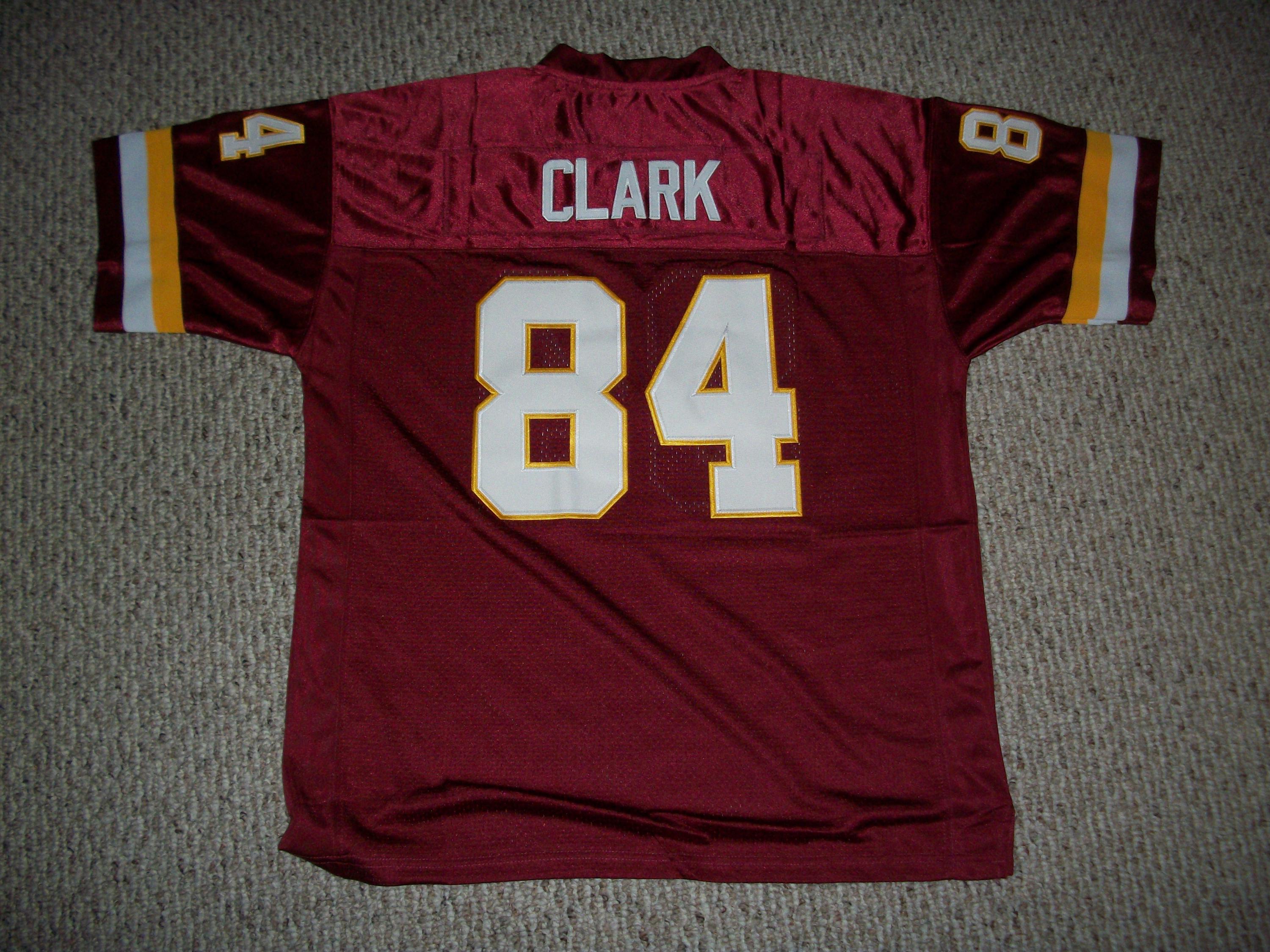 CLARK ユニフォーム 37値段交渉あり GARY CLARK Unsigned Custom Washington Burgundy Sewn New Football