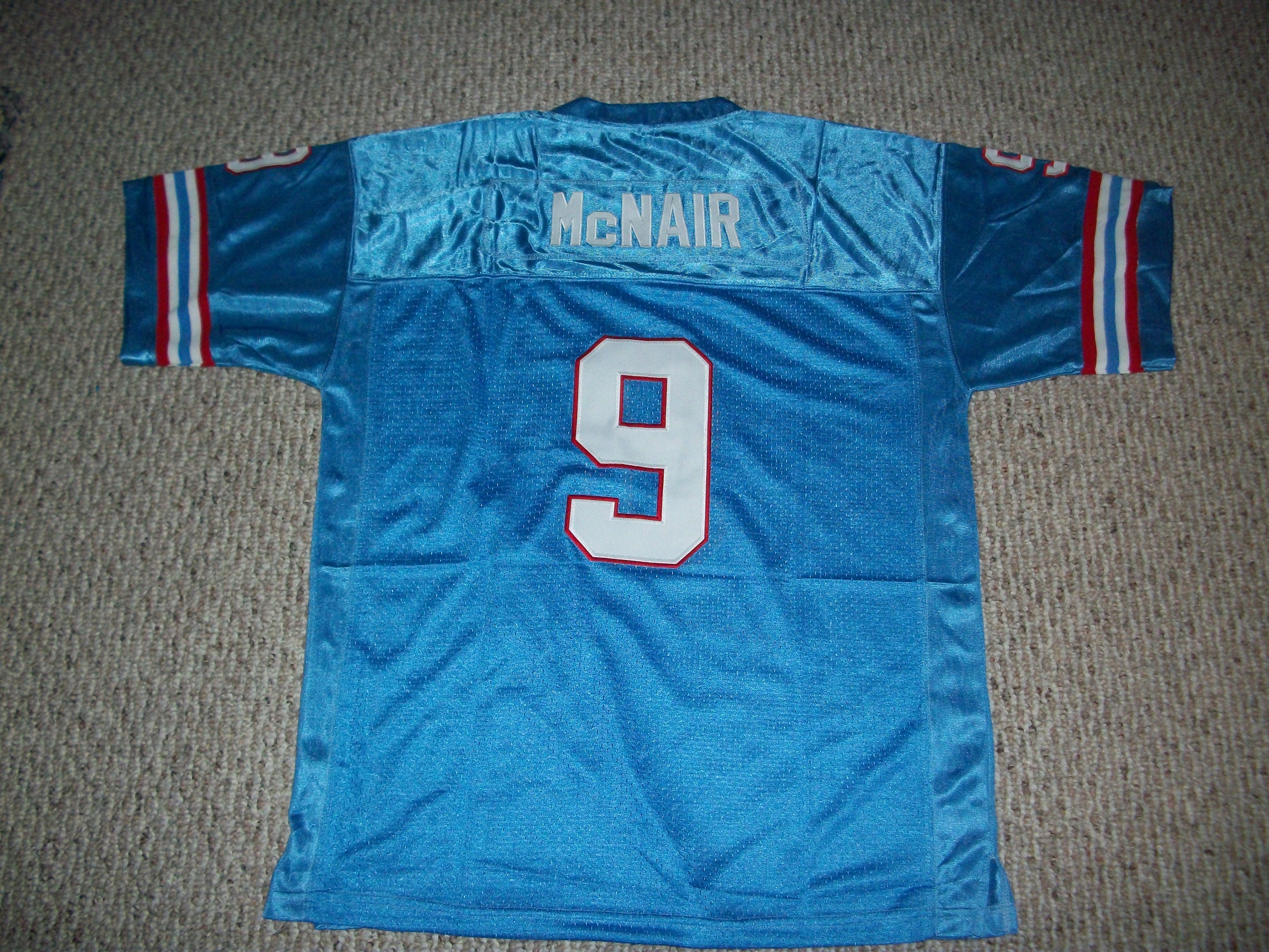 Mitchell & Ness *1997* Tennessee Oilers Steve McNair Throwbacks Jersey.  W/Tags