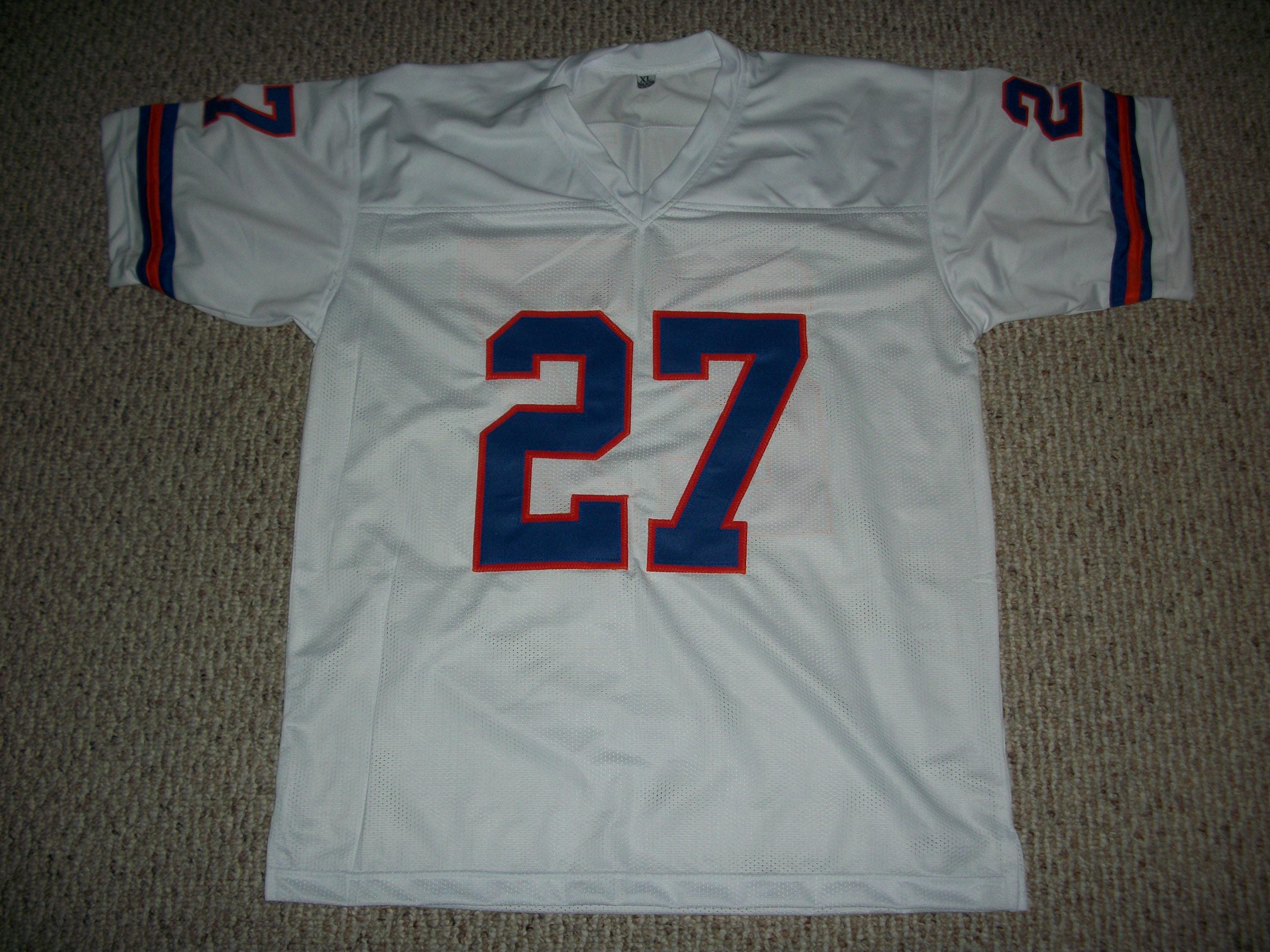STEVE ATWATER Unsigned Custom Denver White Sewn Football Jersey