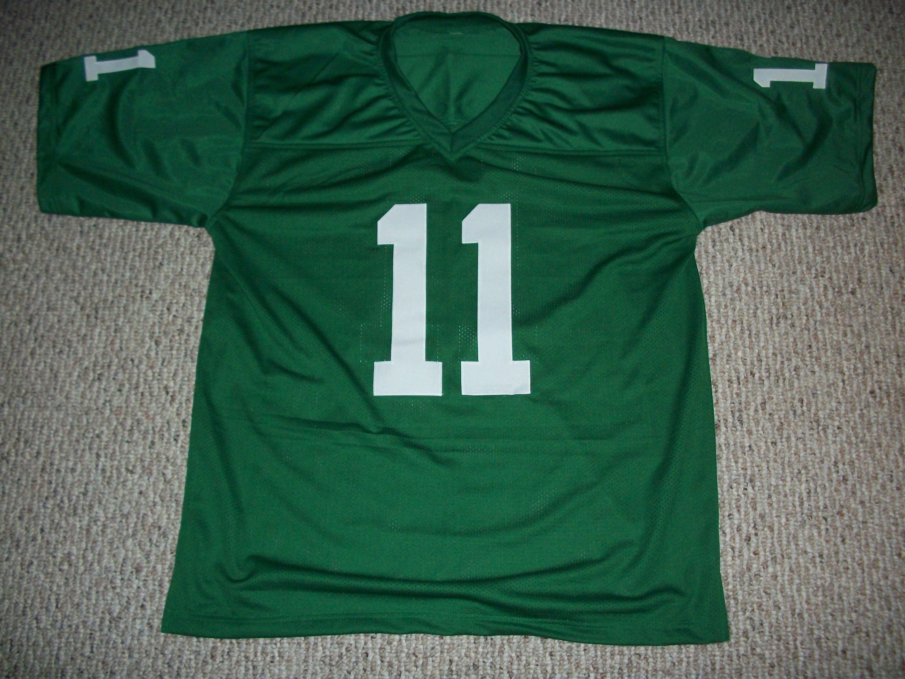 thumbnail image 2 of Unsigned Custom Sewn Norm Van Brocklin Philadelphia Eagles Jersey - Green, Adult Sizes M-2XL 2 of 6
