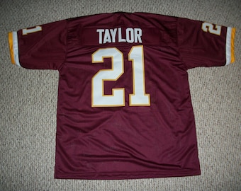 SEAN TAYLOR Unsigned Custom Washington Burgundy Sewn New Football Jersey Sizes S-3XL