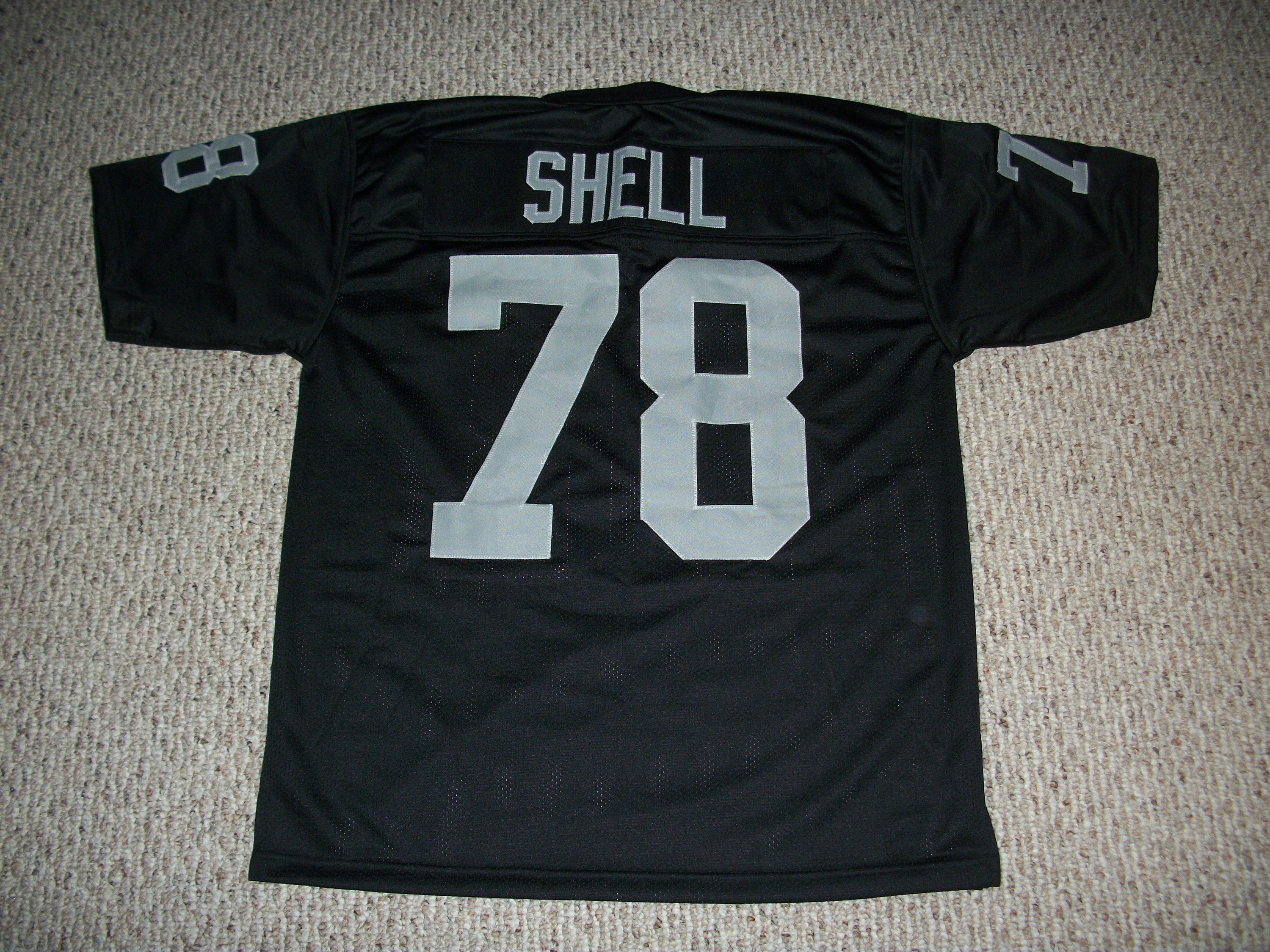 THROWBACK Foot Ball Jersey sony XL bal 黒 THROWBACK Foot Ball Jersey sony XL bal 黒