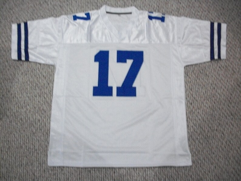 DON MEREDITH Dallas Unsigned Custom White Sewn New Football Jersey