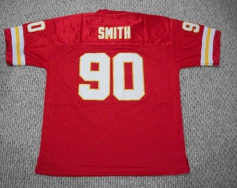 NEIL SMITH Kansas City Unsigned Custom Red Sewn New Football Jersey Sizes S-3XL