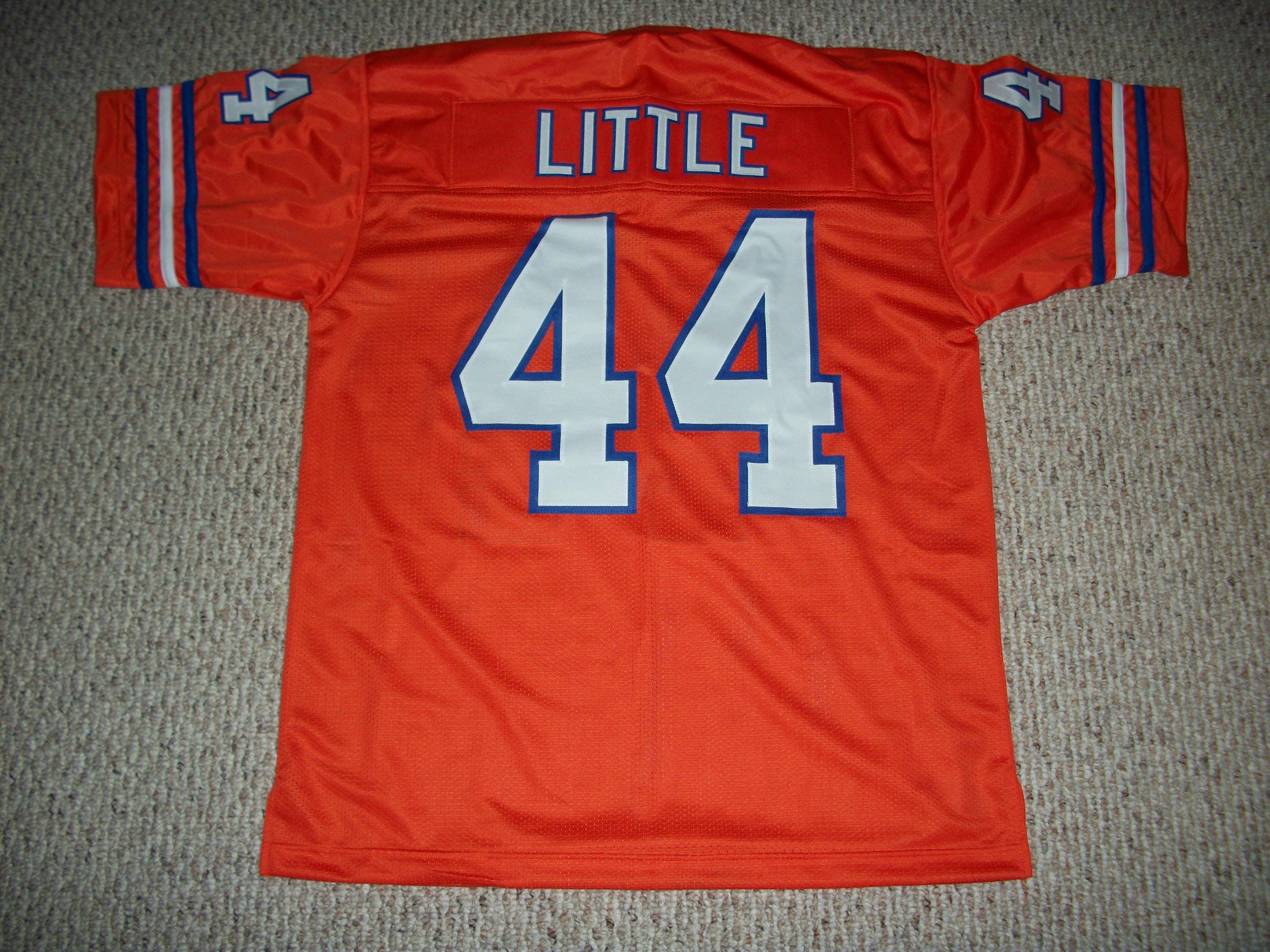 FLOYD LITTLE Unsigned Custom Denver Orange Sewn New Football