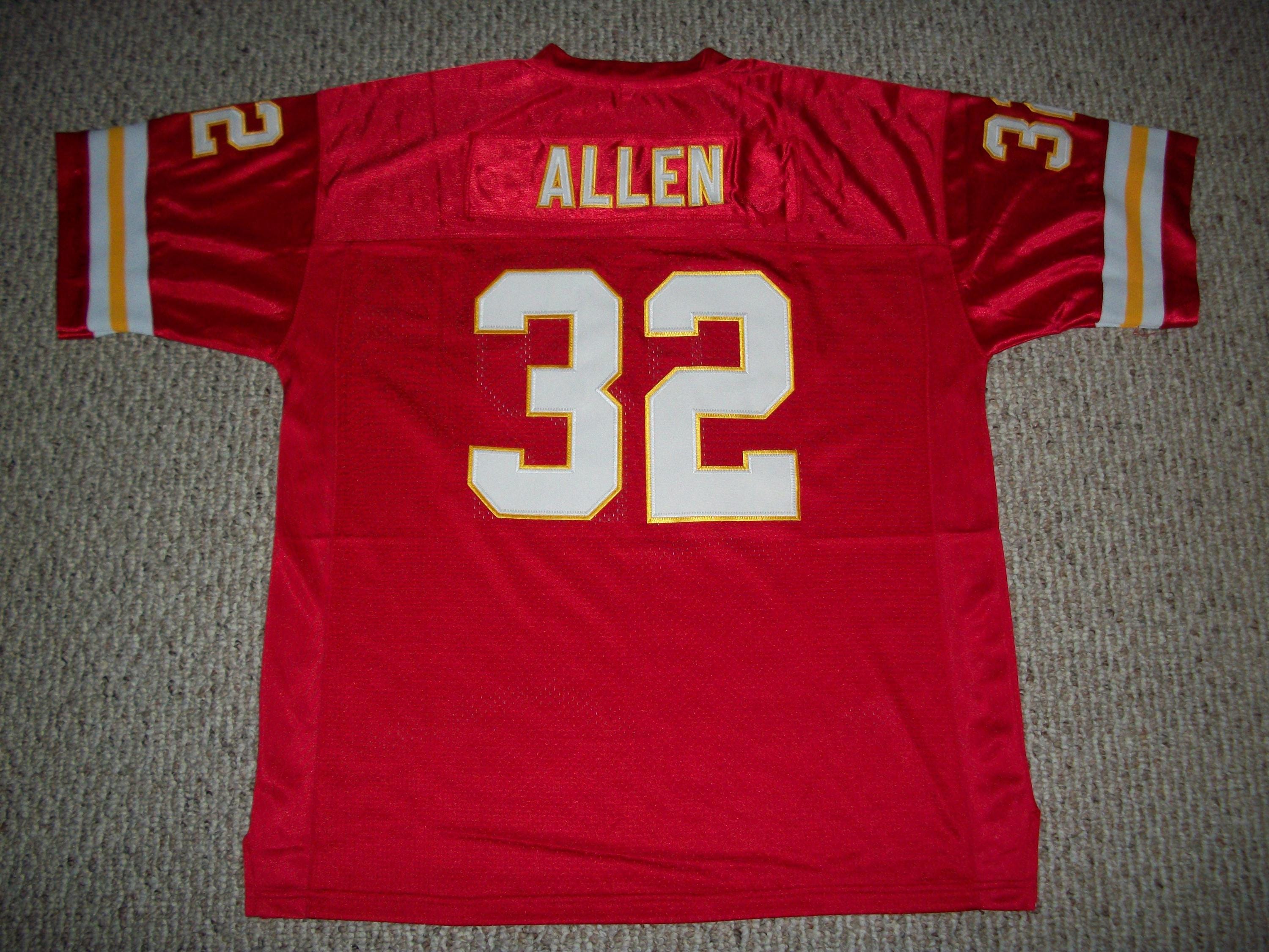 MARCUS ALLEN Unsigned Custom Red Kansas City Sewn New Football