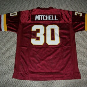 BRIAN MITCHELL Unsigned Custom Burgundy Sewn New Football Jersey Sizes S-3XL