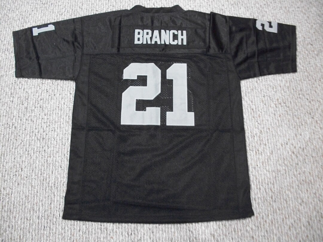 thumbnail image 2 of Unsigned Custom Sewn Cliff Branch White Jersey – Oakland Raiders | Adult Sizes M, L, XL, 2XL 2 of 5