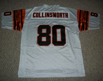 CRIS COLLINSWORTH Cincinnati Sin firmar Personalizado Blanco Cosido Nueva camiseta de fútbol Tamaño S, M,L,XL,2XL,3XL