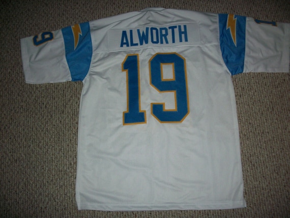 LANCE ALWORTH Unsigned Custom San Diego White Sewn New Football