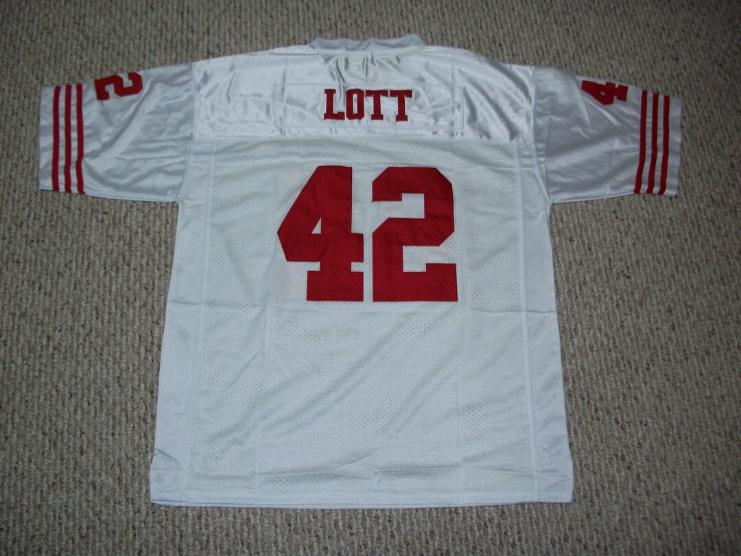 RONNIE LOTT Unsigned Custom White San Francisco Sewn New Football
