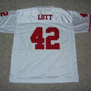 RONNIE LOTT Unsigned Custom White San Francisco  Sewn New Football Jersey Sizes S-3XL