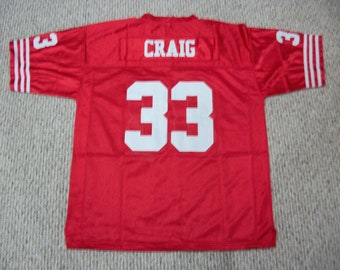 Roger Craig Custom White San Francisco 49ers Jersey - Sewn Stitched - S To 5XL - Timeless Authentic