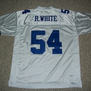 Camiseta de fútbol de Dallas blanca cosida a medida sin firmar de RANDY WHITE, nueva, tallas S-3XL