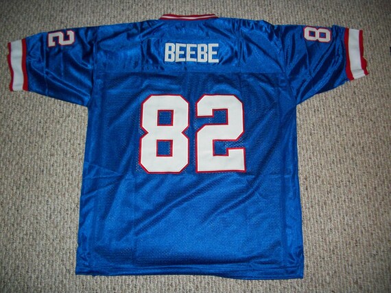 thumbnail image 2 of Custom Steve Tasker Buffalo Bills Blue Football Jersey – Unsigned, Sewn Numbers (S-3XL) 2 of 3