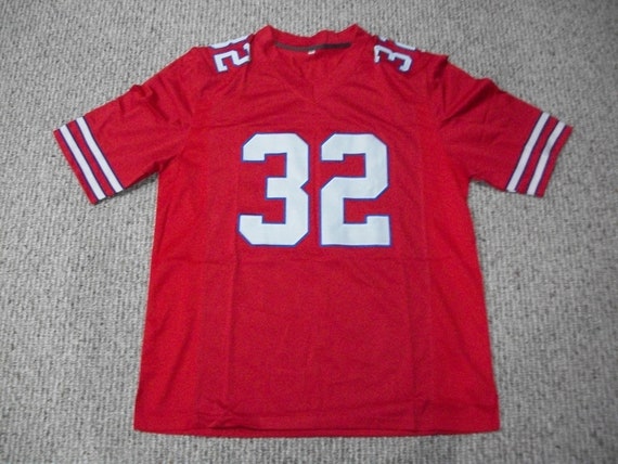 SIMPSON Unsigned Custom Buffalo Red Sewn New Football Jersey