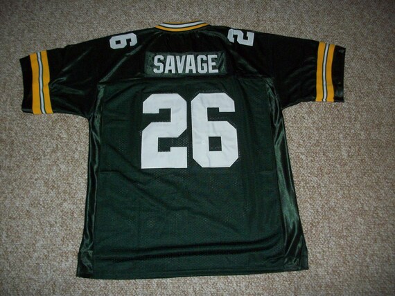 green bay packers savage jersey