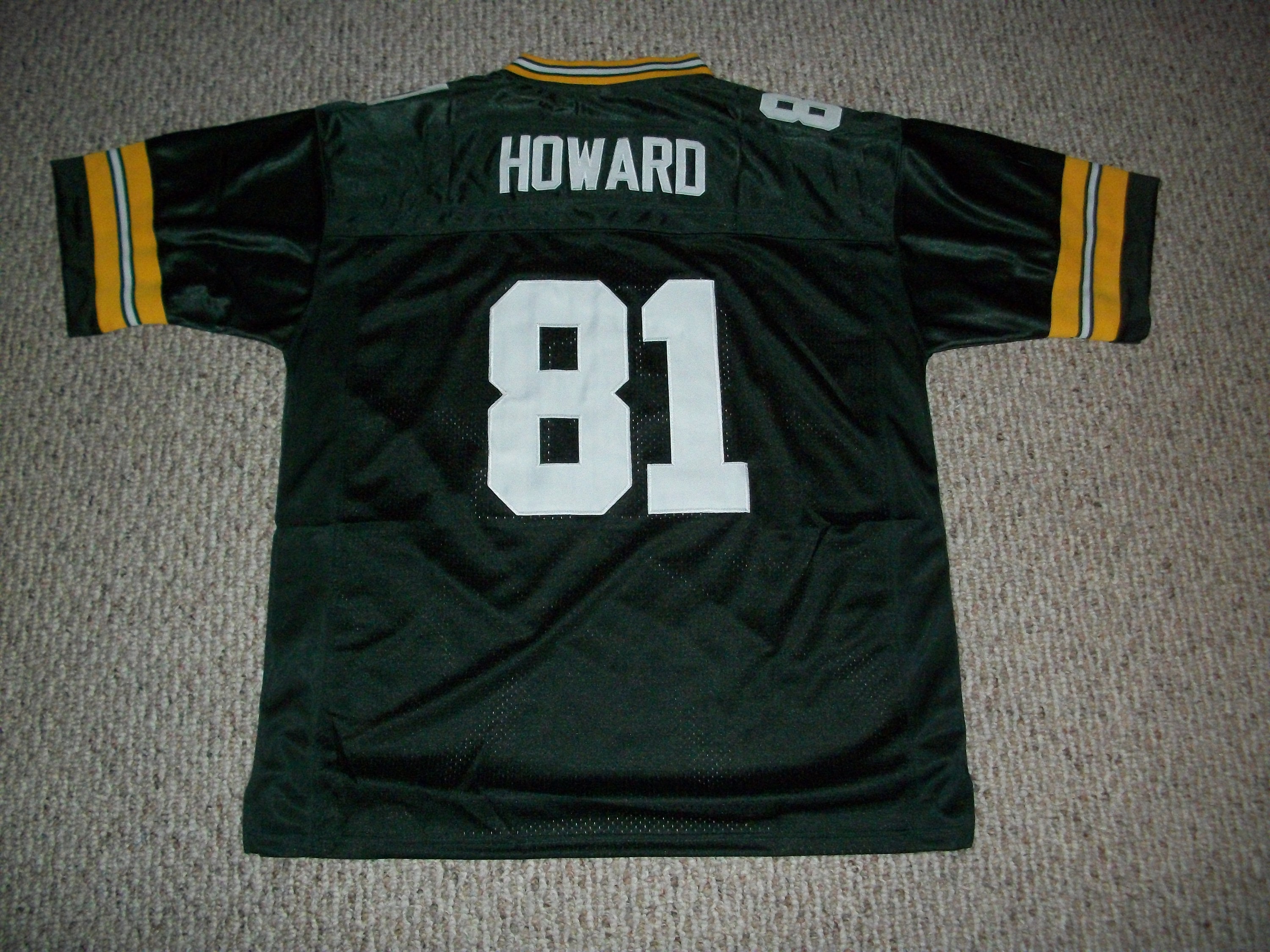 DESMOND HOWARD Green Bay Unsigned Custom Green Sewn New Football