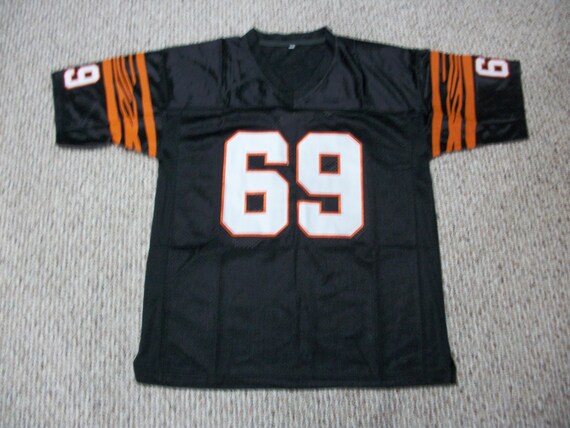 TIM KRUMRIE Unsigned Custom Black Cincinnati Sewn New Football