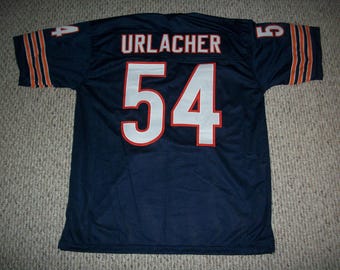 BRIAN URLACHER Unsigned Custom Chicago  Blue Sewn New Football Jersey Size S, M,L,XL,2XL,3XL