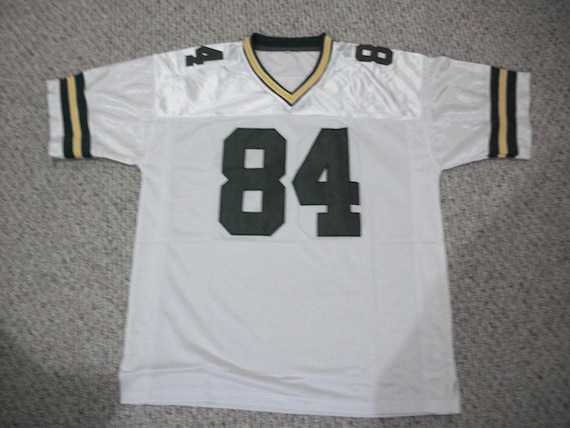 人気商品、レアなNFL、SHARPE、3XLサイズ STERLING SHARPE Green Bay Unsigned Custom White Sewn New Football