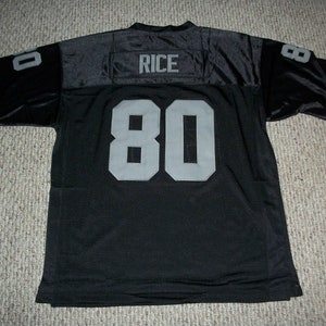 JERRY RICE #80 Oakland  Custom Stitched Black Football Jersey Various Sizes New No Brands/Logos Sizes S-3XL