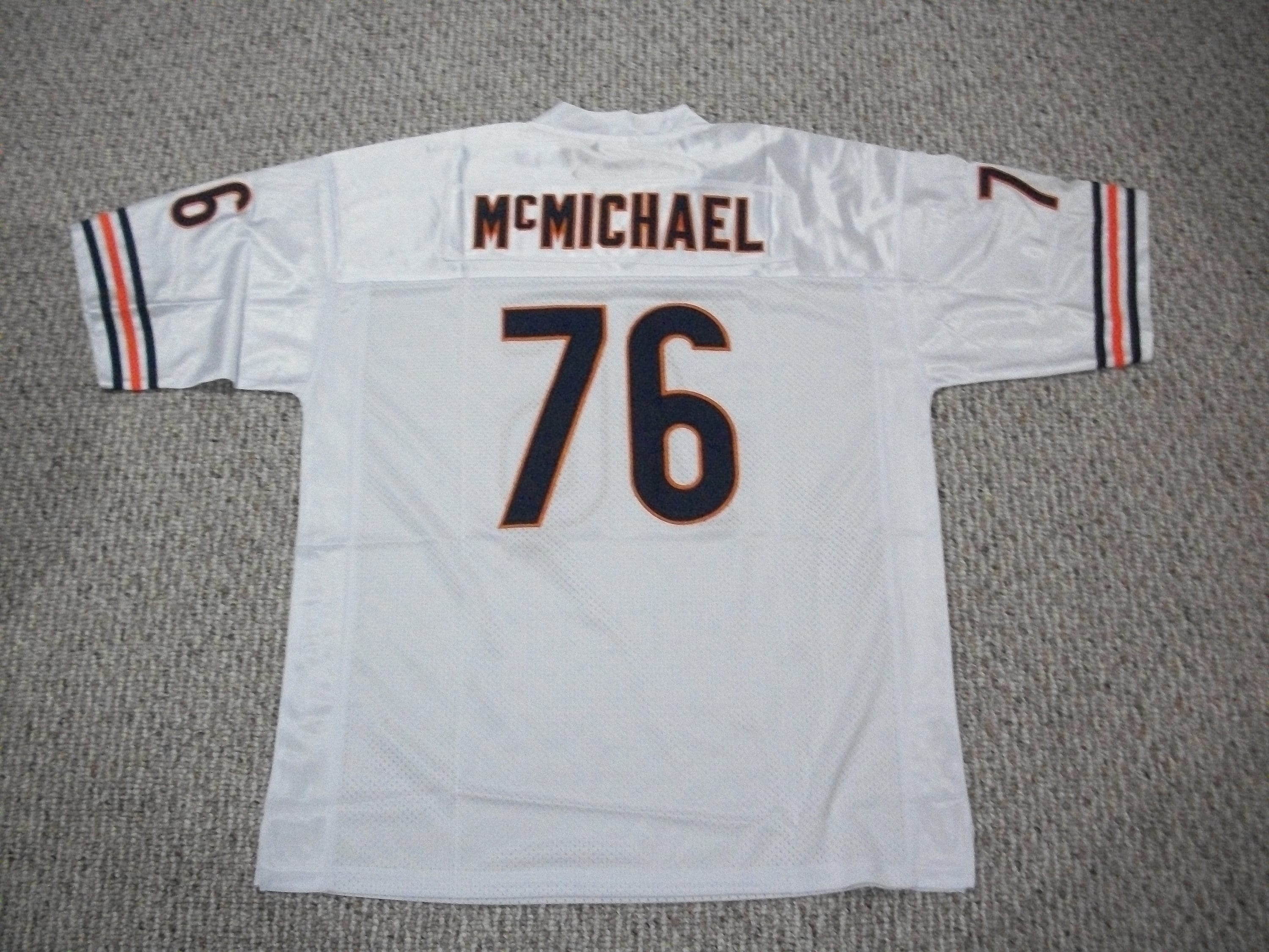 Jerseyrama Unsigned Steve Mcmichael Jersey #76 Chicago Custom Stitched Blue Football New No Brands/Logos Sizes S-3xl, Size: Small