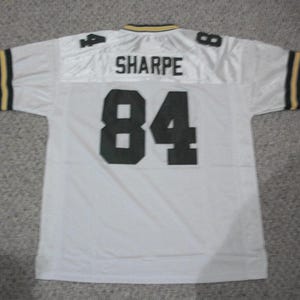 人気商品、レアなNFL、SHARPE、3XLサイズ Vintage Green Bay Packers Sterling Sharpe Starter Football