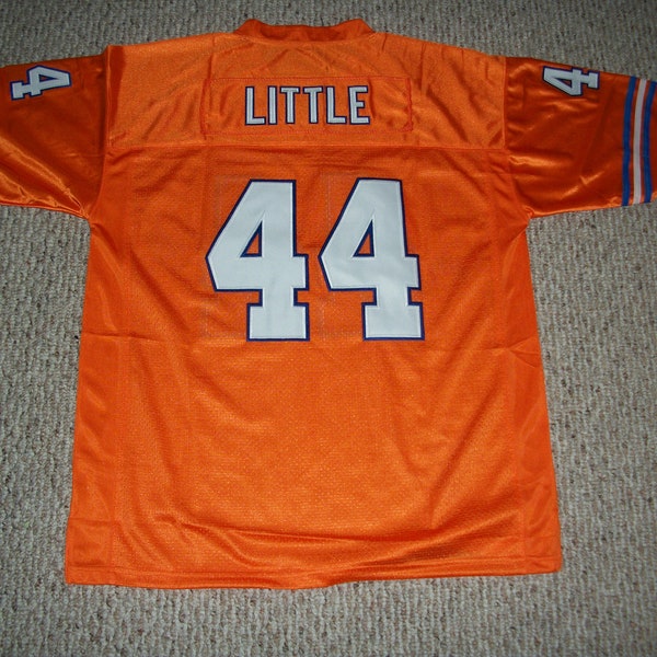 FLOYD LITTLE Unsigned Custom Denver  Orange Sewn New Football Jersey Size S, M,L,XL,2XL,3XL
