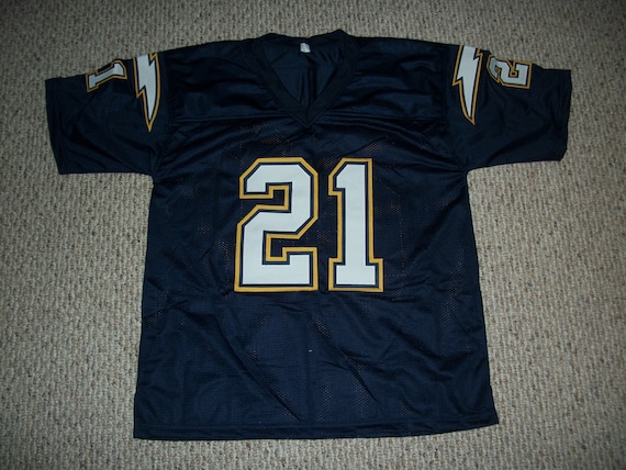 Ladainian TOMLINSON Unsigned Custom San Diego Dark Blue Sewn New