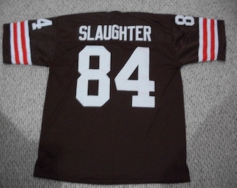Jim Kelly NFL Posters UNSIGNED CUSTOM Sewn Stitched Webster Slaughter White Jersey - M, L, XL Size 2XL Chicago White Sox MLB Jerseys