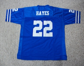 BOB HAYES Unsigned Custom Dallas Old Blue genaaide nieuwe voetbaltrui, maat S-3XL