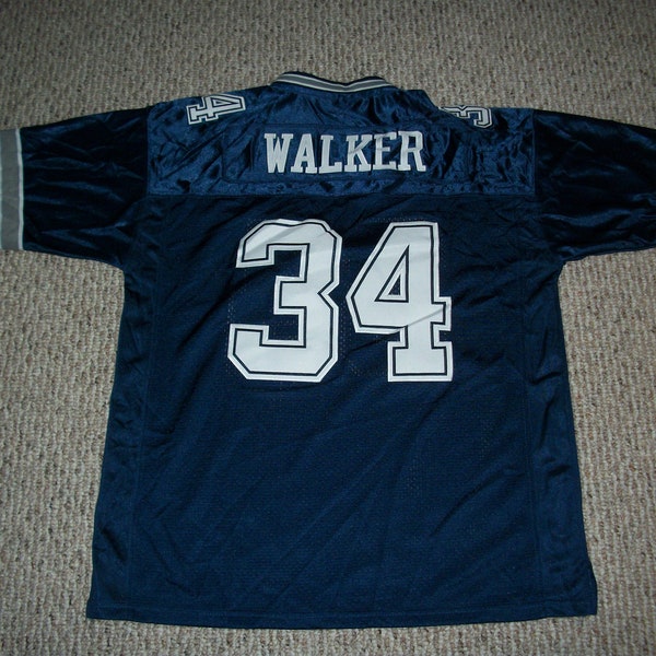 HERSCHEL WALKER Unsigned Custom Dallas Blue Sewn New Football Jersey Sizes S-3XL