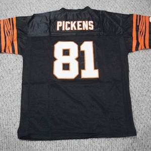 CARL PICKENS Unsigned Custom Black Cincinnati Sewn New Football Jersey Sizes S-3XL