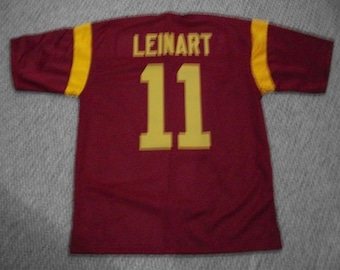 MATT LEINART Unsigned Custom College Red Sewn New Football Jersey Sizes S-3XL