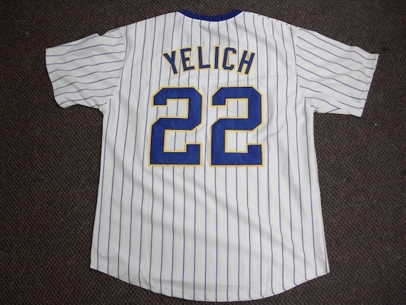 brewers pinstripe jersey