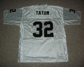 JACK TATUM Unsigned Custom LA/Oakland White genaaide nieuwe voetbaljersey maten S-3XL