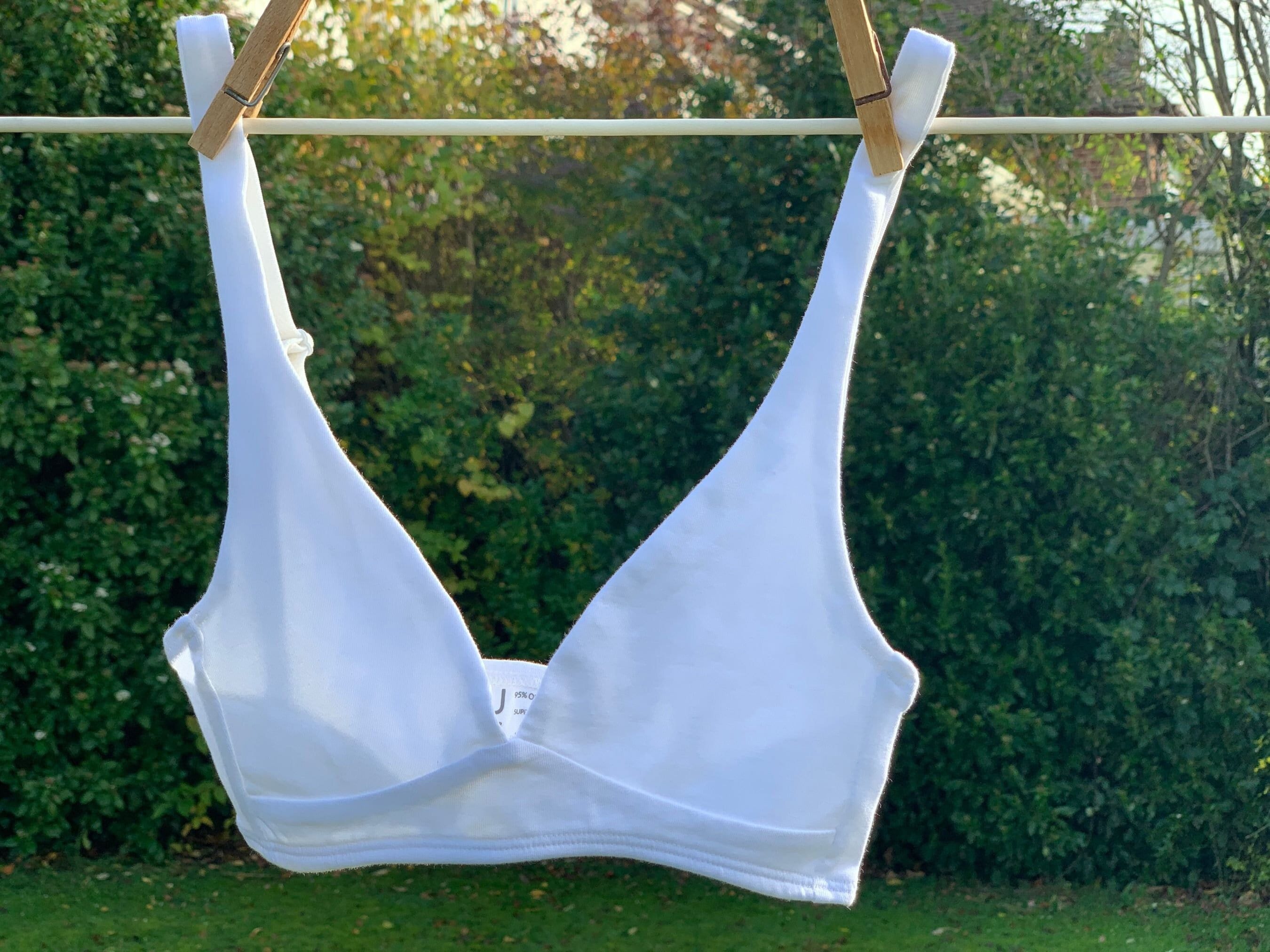 Sustainable Cotton Underwear Navy Blue Low Rise Bikini Style Organic Cotton  