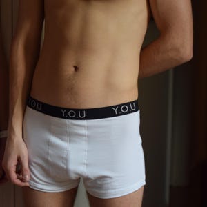 Cuecas Boxer Brancas de Algodão Sustentável para Homem - Roupa Íntima Ecológica