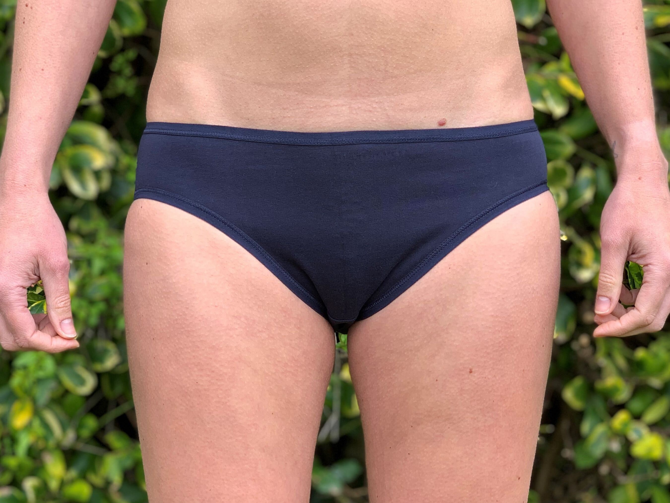 Organic Cotton Knickers Womens Briefs Navy Blue Lowrise Etsy UK