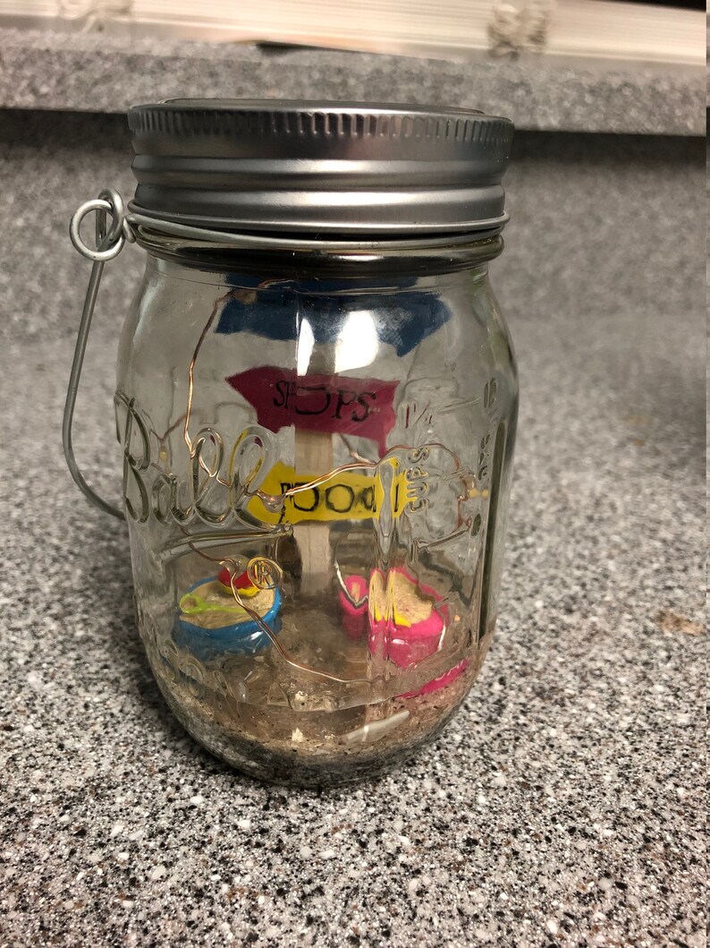 To The Beach Solar Mason Jar Light Etsy
