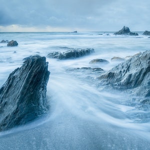 Rockham Beach, Devon photography, Seascape Print