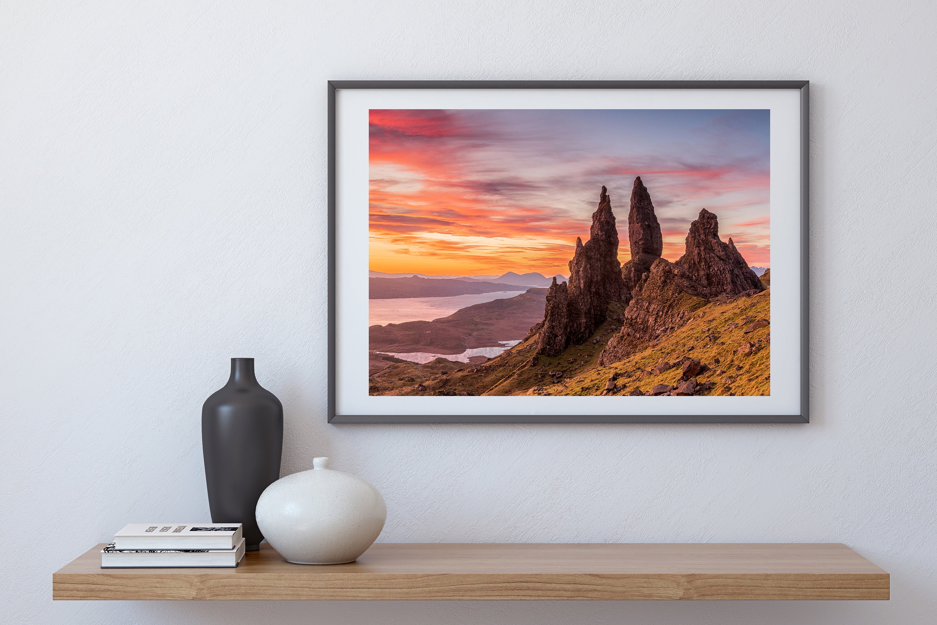Old Man Of Storr At Sunrise. Isle Of Skye, Scotland Stock Photo